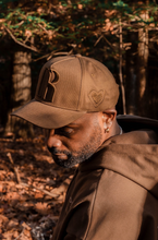 Load image into Gallery viewer, DR Monogram Trucker Hat Brown