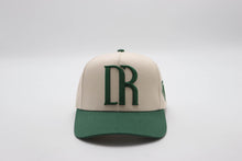 Load image into Gallery viewer, DR MONOGRAM TRUCKER HAT BEIGE/GREEN