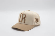 Load image into Gallery viewer, DR MONOGRAM TRUCKER HAT BEIGE/BROWN