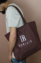 Load image into Gallery viewer, Domiair Premium Zippered Tote Bag Brown