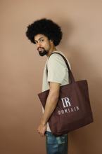 Load image into Gallery viewer, Domiair Premium Zippered Tote Bag Brown
