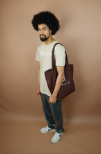 Load image into Gallery viewer, Domiair Premium Zippered Tote Bag Brown