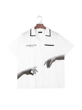 Load image into Gallery viewer, &quot;Father Take My Hand&quot; White Viscose Shirt
