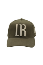 Load image into Gallery viewer, DR Monogram Trucker Hat Olive
