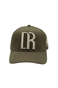 DR Monogram Trucker Hat Olive