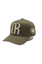 Load image into Gallery viewer, DR Monogram Trucker Hat Olive

