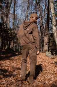"Designed For The Fly Only" Brown Hoodie