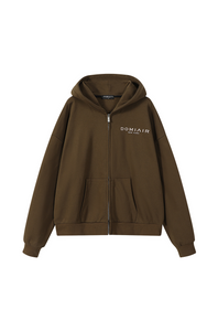 "Designed For The Fly Only" Brown Hoodie