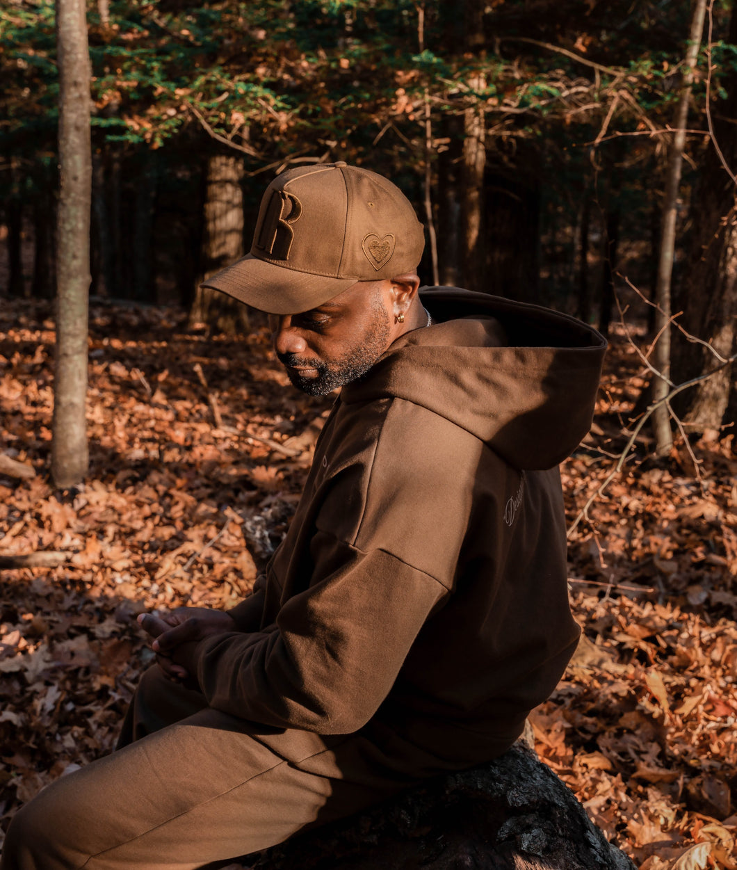 DR Monogram Trucker Hat Brown