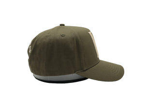 DR Monogram Trucker Hat Olive